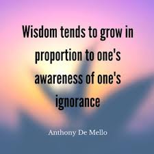Wisdom Relates to Awareness of Ignorance