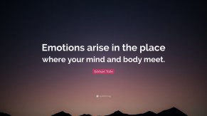 Emotions Are Where Mind and Body Meet